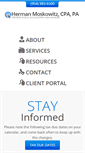 Mobile Screenshot of hmoskowitzcpa.com
